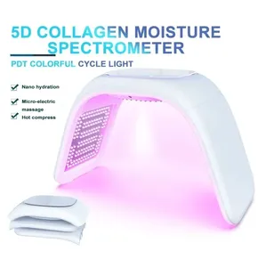 เครื่องบำรุงผิวหน้า 5D คอลลาเจน LED ไลท์ เธอราพี ฟื้นฟูผิว ชุ่มชื้น พร้อมไอน้ำร้อนนาโนสเปรย์ ลดเลือนริ้วรอย พร้อมมาส์กหน้า - Product Image 2