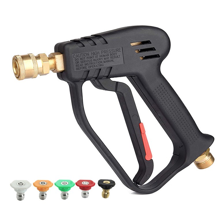 4000PSI пистолету мойки высокого давления Замена M22 вход совместим с пенная пушки 1/4 быстрый разъем