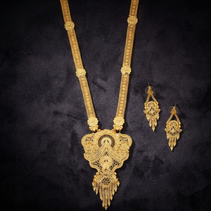 Wholesale 14K 18K 24K Gold Plated Long Necklaces, <b>Bridal</b> Long Jewelry Set, Traditional Design Jewelry Set, Fashion Necklaces Set - Product Image 1