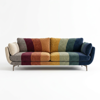 Tissu en polyester 100% tricoté, résistant à l'eau, ignifuge et respirant pour canapé, chaise, voiture, doublure de sac, textile de maison