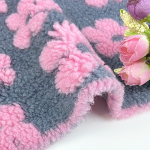 Vải Lông Cừu Sherpa 2022 Polyester Bán Chạy 100 Vải Dệt Kim Hàng May Mặc - Product Image 6