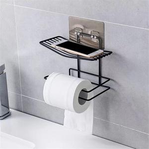 Étagère de rangement d'angle pour toilettes et hôtels en fer forgé, écologique, design moderne, autoportante - Product Image 3