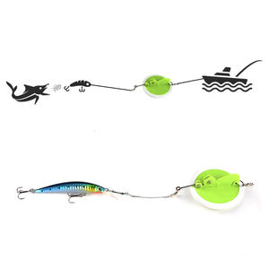 Disque de pêche directionnel pour bateau AGITEK Dips Diver, en ABS étanche, 107 mm, pour la pêche à la traîne de la <span class=keywords><strong>carpe</strong></span> et du snapper - Product Image 3