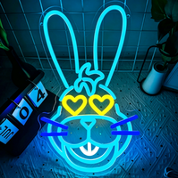 Enseigne néon LED flexible personnalisée avec panneau arrière en acrylique pour la devanture de magasin, la publicité à domicile et la décoration murale