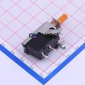 MPS11-PC18O-R Pushbutton Switch Through hole Component (THT) Switch Single Pole Single Throw Self-Locking 100000 10A - Product Image 2