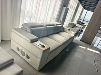 Canapé Gonflable Intelligent Multifonctionnel de Luxe en Tissu PUZE PZ071 à Trois Places, Style Contemporain et Moderne, Vente en Gros