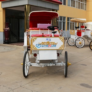 Calèche électrique de tourisme et de mariage, véhicule spécial, avec sièges rouges, directement de l'usine - Product Image 5