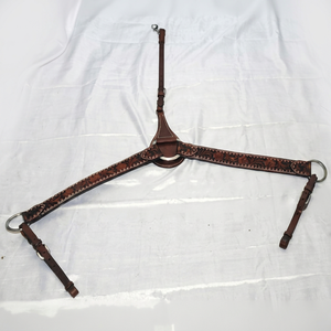 Accesorios para Caballos: Brida Western Breathscollar - Tamaños Cob y Full, Hecha de Cuero Duradero para Uso en Establos Interiores - Product Image 1
