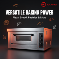 Four à pizza électrique commercial en acier inoxydable 304 |   Base en pierre |   400C |   Machine professionnelle pour la cuisson de pizzas pour restaurant