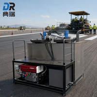 Préchauffeur hydraulique GPL à double réservoir haute efficacité pour la fusion de peinture thermoplastique pour marquage routier, idéal pour autoroutes et parkings