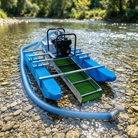 Vente directe usine – Petite drague à or de 4 pouces, alimentée par moteur à essence, pour la dragage de sable et la séparation des minéraux (pour la prospection aurifère)