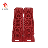 2PCS Planche d'évacuation antidérapante Rescue Anti-Sand Escape Traction Tracks Mats Recovery Ramps Board