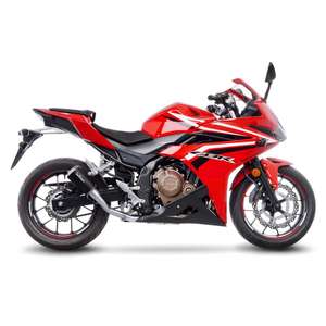 Sistema de escape de motocicleta edición negra para Honda CBR 500 R 2016-2018 15335 modelo - Product Image 1