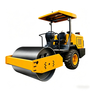 Compacteur vibrant à tambour simple en acier 3,5T, mini-compacteur d'asphalte diesel agricole, vente en gros d'usine - Product Image 1