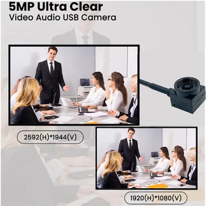 AF tự động lấy nét Zoom mini 15*15mm 30fps 5MP tốc độ cao webcam góc rộng Mini USB máy ảnh âm thanh video <span class=keywords><strong>web</strong></span> máy tính xách tay Webcam - Product Image 2