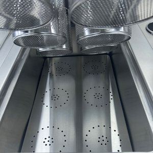 Machine à Cuire les Pâtes et Nouilles Électrique Professionnelle en Acier Inoxydable avec Contrôle de Température et 12 Paniers, Certifiée CE - Product Image 5