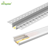 Diferentes métodos de instalación Perfil de aluminio LED con cubierta difusora para tiras de iluminación de techo Tiras de iluminación de barra de techo