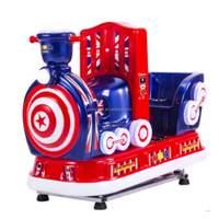 Petite balançoire d'intérieur/d'extérieur Kiddy Coin Operated Ride Kiddie Rides Game Machine avec écran