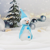 Veilleuse LED de style moderne avec petite gourde bonhomme de neige pour enfants Lampe de chevet 5V avec capteur de contrôle Émission blanc chaud pour chambre à coucher