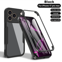 Coque de téléphone Lichicase transparente à couverture intégrale 360 degrés pour iPhone 18 18 Pro 18 Pro Max
