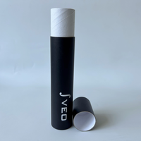 Tube d'emballage personnalisé en papier écologique, fin et cylindrique, fait main, recyclable, haut de gamme, pour bâtonnets d'encens