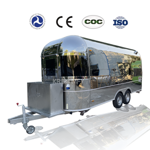 Carrito de Venta de Comida de Acero Inoxidable de Buen Diseño a Precio Económico para Ghana, Camión de Helados, Remolque de Jugos, Carrito de Venta de Hot Dogs - Product Image 6