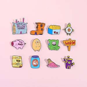 Dessin animé comédie Animation Inspiration émail broche drôle Patrick étoile Anime broche revers Badge bijoux accessoires cadeau pour les amis - Product Image 4