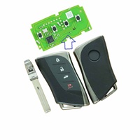 Carcasa de Llave Inteligente Universal USK de 4 Botones 100% Probada para Lexus para Xhorse VVDI KD