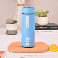Nouvelle bouteille d'eau créative avec doublure en verre, cadeau publicitaire, simple, pour étudiants, idéale pour les grands magasins