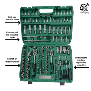 Bộ dụng cụ cờ lê cơ khí 172 món, bộ dụng cụ kết hợp, sửa chữa xe hơi, xe máy, xe đạp, dụng cụ sửa chữa thủ công - Product Image 3