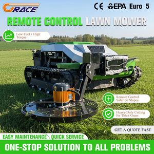 free shipping CE EPA 900mm industrial crawler remote mower 452cc engine grass <b>cutter</b> heavy duty slope garden machine - Product Image 1