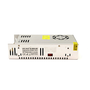 เวลิก้า เอส-500-60 500W AC220V เป็น DC60V แหล่งจ่ายไฟแบบสวิตชิ่งสำหรับอุปกรณ์อุตสาหกรรม - Product Image 1