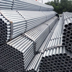 Hot Dipped Galvanized Round Steel Pipe With Coupling For <b>Scaffolding</b> System - Product Image 2