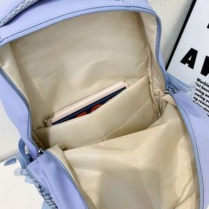 Mode toile sac à dos grande capacité étudiant sac décontracté étudiant <span class=keywords><strong>livre</strong></span> sac <span class=keywords><strong>avec</strong></span> doublure en toile - Product Image 2