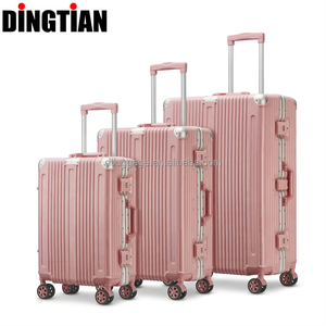 מזוודת מסגרת אלומיניום רב תכליתית מזוודת נסיעה עמידה מזוודות יוקרה לנשיאה סט מזוודות OEM ODM - Product Image 4