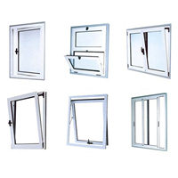 Sistema de Puertas y Ventanas Corredizas de Aluminio de Diseño Moderno, Puerta Plegable de Vidrio Templado, Puerta de Vidrio con Patrón de Apertura Horizontal