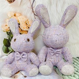 Mới Bán Buôn Kim Cương-nạm Thỏ Búp Bê Dễ Thương Thơm Phòng Khách Đồ Trang Trí Siêu Mềm Sang Trọng Phụ Kiện Xe Hơi Phòng - Product Image 2