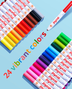 Lot de 24 marqueurs Joycat de haute qualité pour le <span class=keywords><strong>coloriage</strong></span> et le dessin, idéal pour les enfants et les étudiants (fournitures scolaires) - Product Image 2