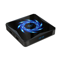 Venta al por mayor de fábrica: Nuevo reproductor multimedia de streaming con Smart TV Box 8K Quad Core 4GB 32GB Amlogic S905X5M, WiFi5 dual y USB 3.0 de alta velocidad.