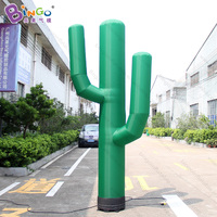 Arbre gonflable LED vert, modèle de plante gonflable publicitaire personnalisé, cactus gonflable géant pour la décoration de jardin et de fête en extérieur
