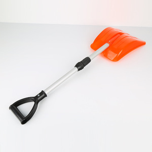 Brosse <span class=keywords><strong>à</strong></span> <span class=keywords><strong>neige</strong></span> <span class=keywords><strong>pour</strong></span> voiture DIY bleue/rouge/noire, robuste et durable, lame en aluminium de 13 3/4 pouces, <span class=keywords><strong>poignée</strong></span> droite en plastique avec <span class=keywords><strong>poignée</strong></span> en D - Product Image 4