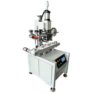 เครื่องกดลูกกลิ้งยางซิลิกอนเครื่องถ่ายโอนความร้อนกึ่งอัตโนมัติลูกเทนนิสโลโก้ - Product Image 2