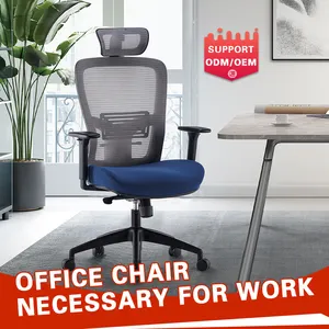 Silla de oficina de lujo para oficina moderna, silla de oficina giratoria ergonómica para ordenador, silla de oficina de malla para ejecutivo y hogar