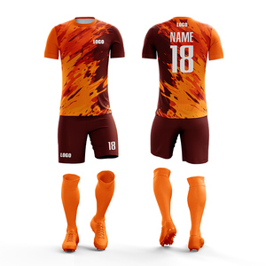 เสื้อผ้าฟุตบอลแบบกำหนดเองผ้าไหมพิมพ์ซับลิเมชันได้ - Product Image 5