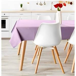 CHOU LINE - 140X185 CM SOLID ANTIQUE <b>PINK</b> COTTON <b>TABLECLOTHS</b> - Product Image 1