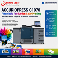 Photocopieur couleur A3 reconditionné d'occasion pour Konica Minolta Bizhub PRESS C1060 C1070 1060 1070