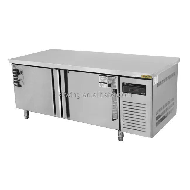 Popular Economical Stainless Steel Under Counter Deep Freezer Cabinet Kitchen Direct Cooling Refrigeration Worktable