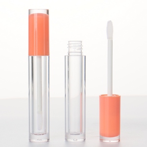 Usine directe couleur <span class=keywords><strong>bonbon</strong></span> orange couleur personnalisée 5ml contenants de brillant à lèvres <span class=keywords><strong>tube</strong></span> avec baguette - Product Image 1