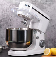 Batteur Électrique de Cuisine Professionnel sur Pied 6L/8L, Robot Pâtissier Mélangeur à Pâte Fouet Électrique Agitateur