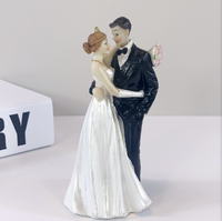 Mariée et le marié résine décoration de mariage Dessert Table gâteau décoration mariage Souvenir mariage poupée Couple cadeaux